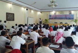 Sesda Kota Marjon saat membuka acara