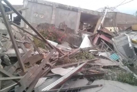 Kondisi pasca gempa bumi di Sulawesi