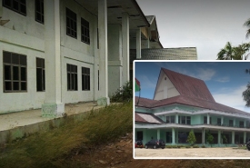 Kawasan bekas STQ beserta asetnya yang masih berdiri