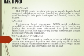 Hak-Hak DPRD