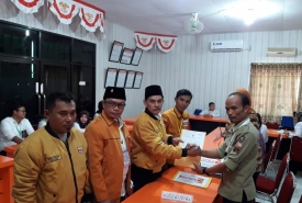 DPC Partai Hanura mendaftarkan bacalegnya ke KPU Kota Bengkulu