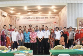 Workshop Bagi Pengusaha Pemula Bidang Ekspor dan Impor bertempat di Hotel Pasir Putih Bengkulu, Kamis (24/11).