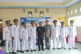 Bupati Bengkulu Tengah dan Tujuh Kepala Desa