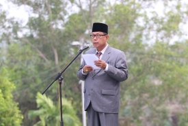 Upacara Peringatan HUT RI ke 73, Rektor: Keberadaan IAIN Bengkulu Sangat Penting di Masyarakat