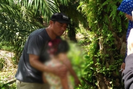 Korban kecelakaan saat dievakuasi