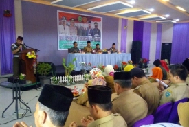 Pemerintah Kota (Pemkot) Bengkulu mengerahkan 737 anggota Perlindungan Masyarakat (linmas)