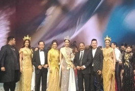 Nadia Purwoko yang berasal dari Bengkulu pemenang Miss Grand Indonesia 2018