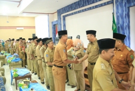 apel gabungan dan ceramah agama di Kantor Walikota