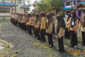Panitia PAB Pramuka IAIN Bengkulu Saat Memeberikan Arahan Kepada Para Peserta
