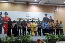 Malam lepas kenal Kepala Kejaksaan Tinggi Bengkulu di Hotel Horizon Bengkulu, Sabtu malam (13/10/2018)