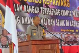 Kapolres Kepahiang Ajak Seluruh Komponen Bangsa Wujudkan Pemilu 2019 Aman dan Damai