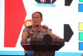 Empat personil Polri yang gugur dalam tugas pengamanan pemilu 2019