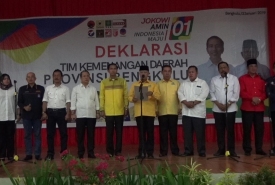 Deklarasi Tim Kampanye Daerah Jokowi-Ma&#039;ruf Amin di Bengkulu