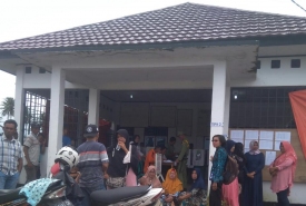 Pelaksanaan PSU di Desa Kampung Bogor Sabtu (27/4)