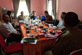 KPU Kepahiang menggelar rapat koordinasi tahapan Pemilu 2019 Rabu (12/12)