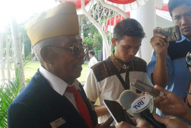Ketua veteran Provinsi Bengkulu Fauzi (71)