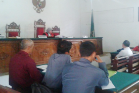 Sidang Praperadilan Tersangka PPN Panorama dengan menghadirkan saksi ahli pemohon, Rabu (24/08/2016)
