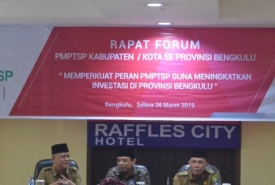 Perkuat Peran PMPTSP Guna Tingkatkan Investasi