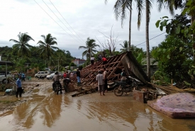 Dampak banjir di Kabupaten Kaur