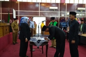 Pelantikan Ronny Febrianto L Tobing
