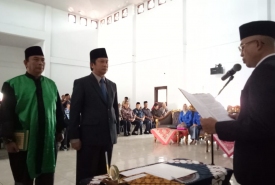Pelantikan Yudi Satria