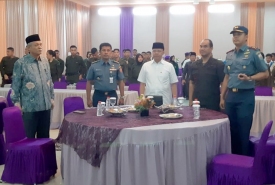 Tamu Undangan Sarasehan Pemberdayaan Wilayah Pertahanan Bagi Resimen Mahasiswa Provinsi Bengkulu