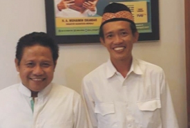 Feri Sapran bersama Muhaimin Iskandar saat bersilaturahmi